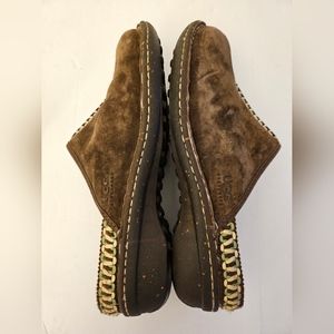 UGG suede clogs dark brown size 9 womens
